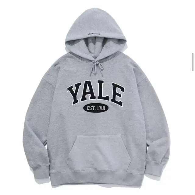 예일 후드티 yale 그레이