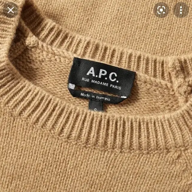 apc 아페쎄 캐빈울 스웨터