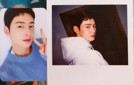 Astro Aroha 5 kit cha eunwoo photocard polaroid