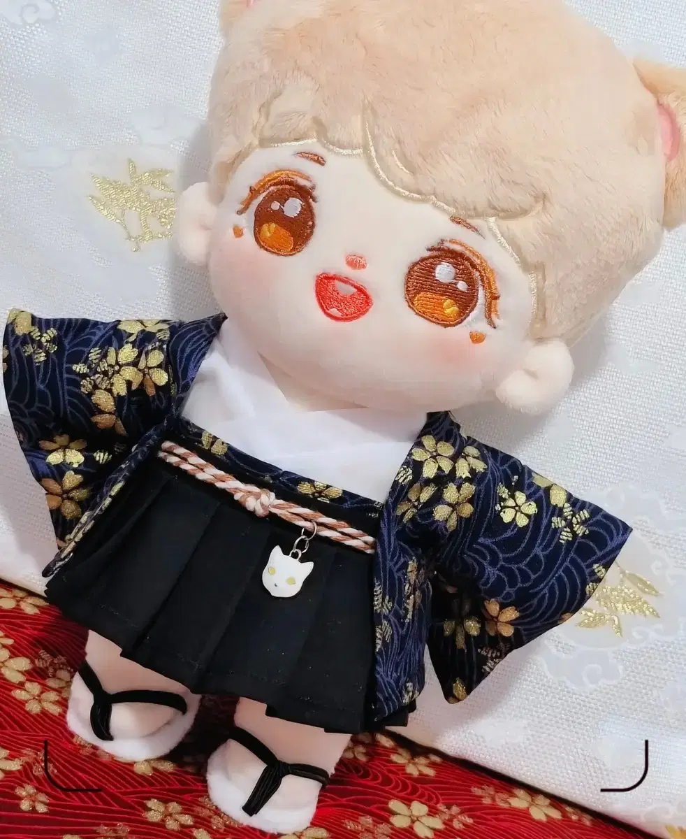 15/20 cm doll yukata set (4 pieces)