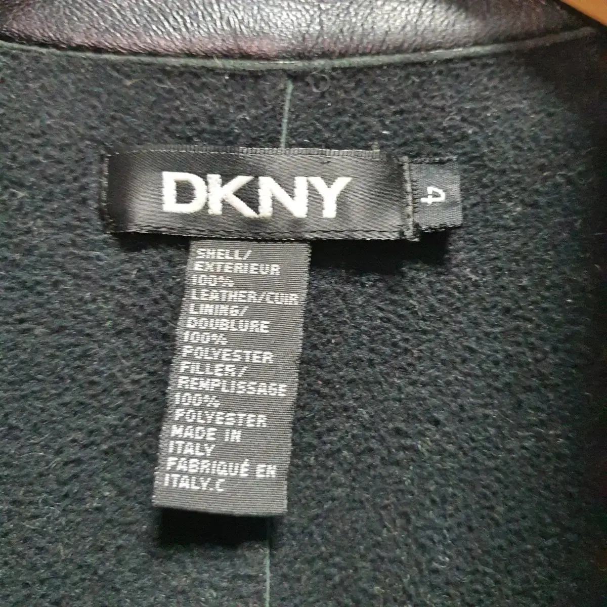 dkny 도나카란 이태리 가죽 롱 무스탕 코트 여성 44 55