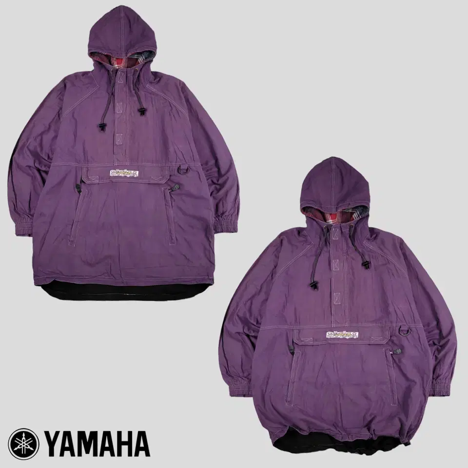 YAMAHA Yamaha X COSMIC SURF 90s Purple Stitch Logo Embroidery