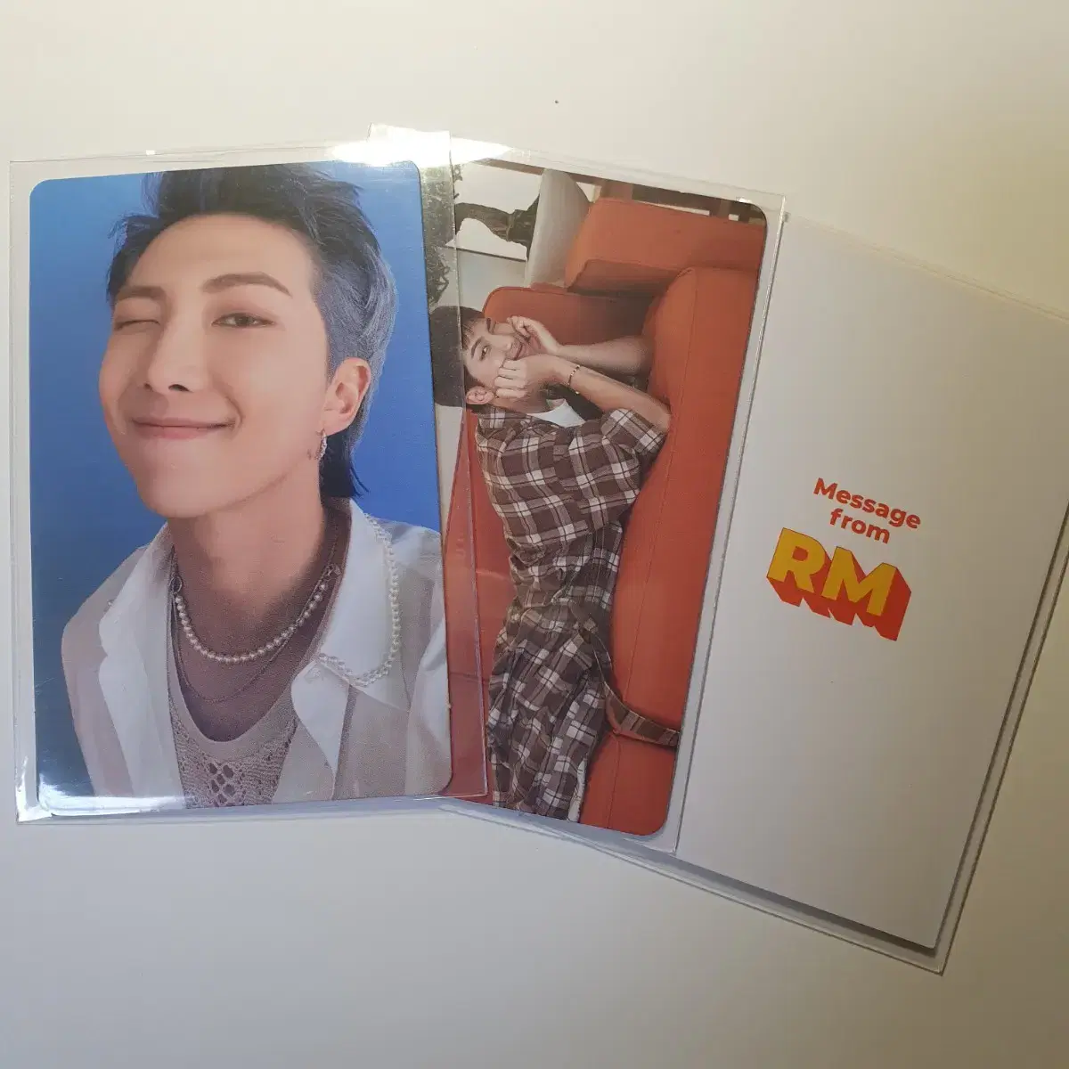 BTS Namjoon rm (Butter BE Essential) Photocard, message photo wts!