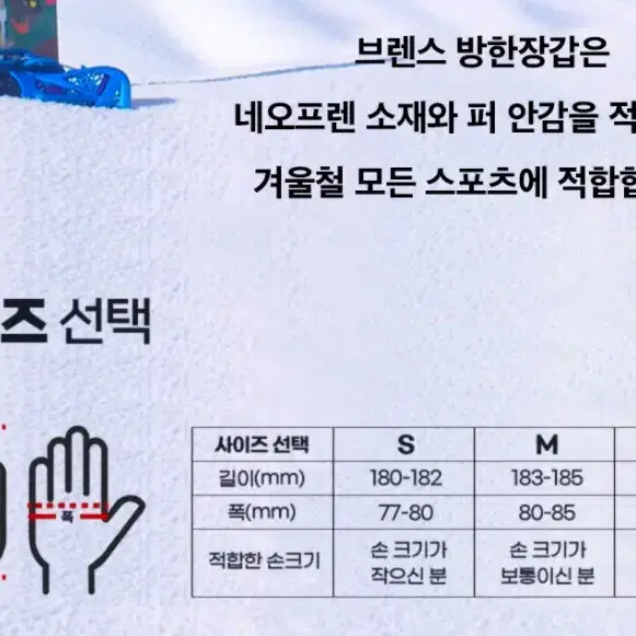 (새상품) 겨울 배달 방수 터치 보온 장갑 쿠팡 배민 여기 부릉 퍼안감