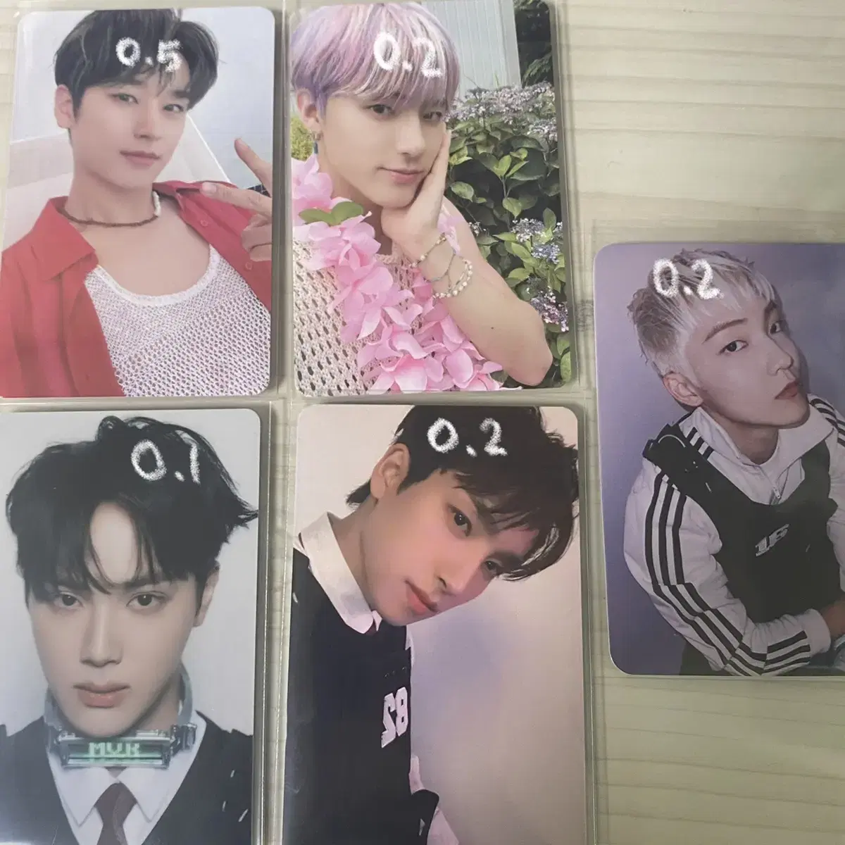 The Boyz Thrill Ride Maverick photocard wts juyeon eric Grade sangyeon kevin unreleased photocard