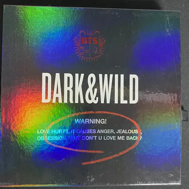 방탄소년단 Dark & Wild 댄저 앨범 단체 포카 포함 가격 내림