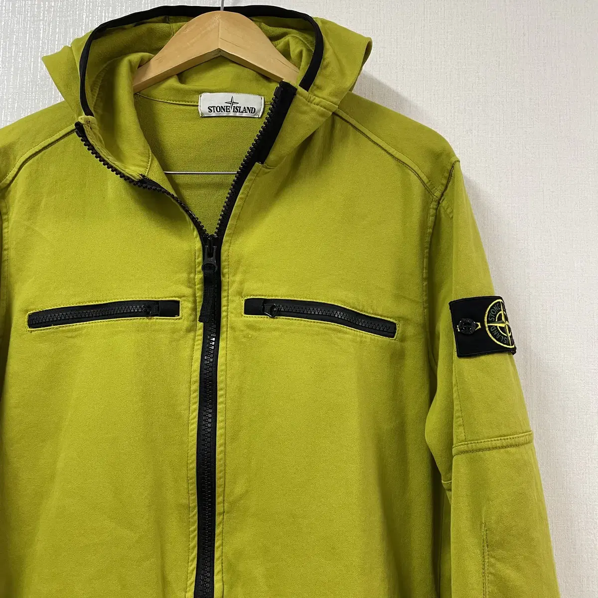 100-105 STONE ISLAND 스톤아일랜드 리플렉티브 셔츠형자켓 