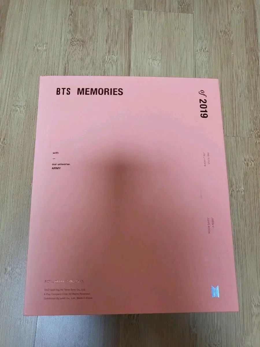 급처) 방탄 메모리즈 2019 디비디