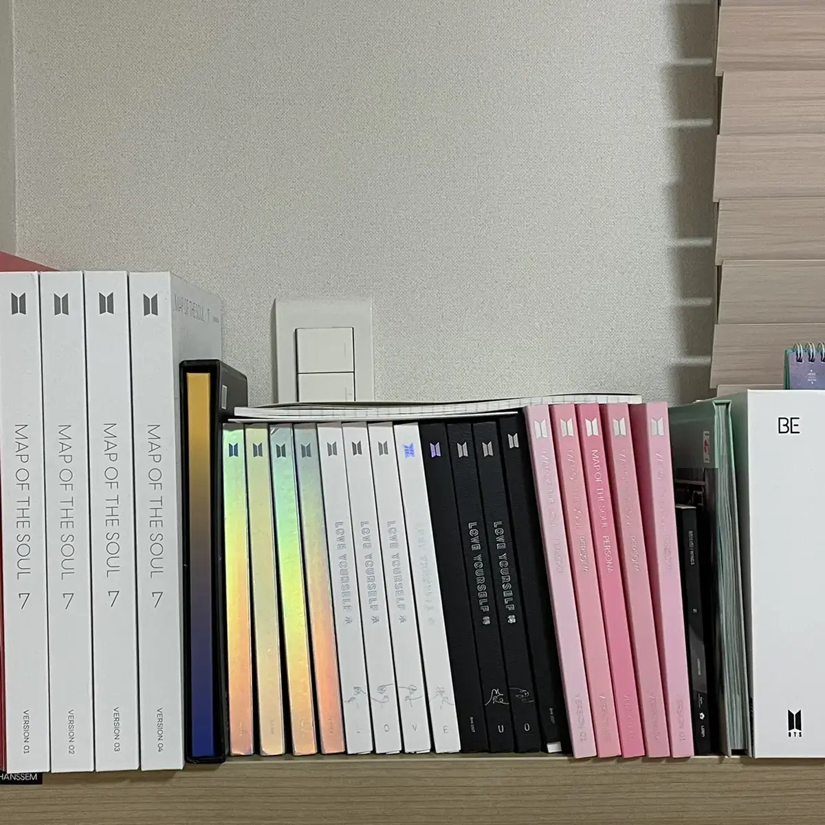 Bangtan album, Nunabi unofficial goods photobook, Army membership kit 6 years.