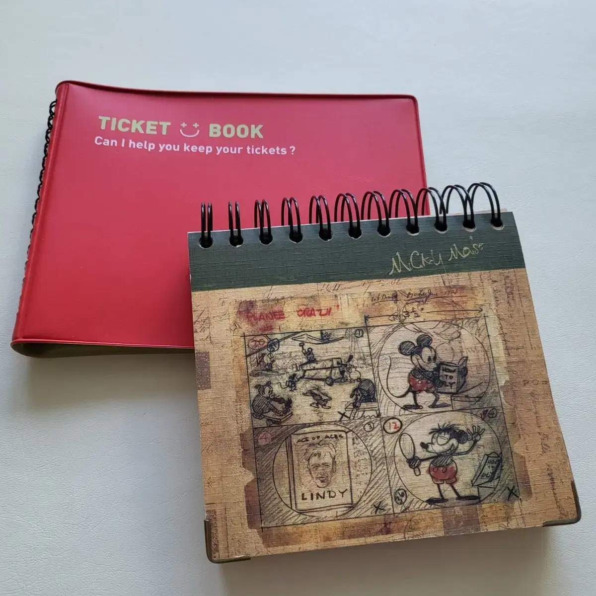 Two ticket books