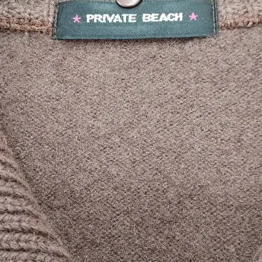 PRIVATE BEACH 모100%롱가디건(양털)