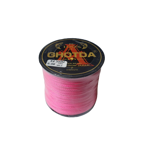 GHOTDA 4합사 6호 300M 0.4mm 60lb 핑크색