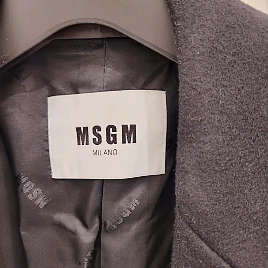 MSGM 모직 롱코트