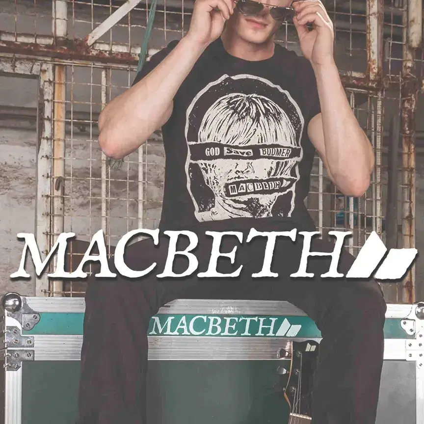 맥 베스 Macbeth 빈티지 바시티 자켓 M