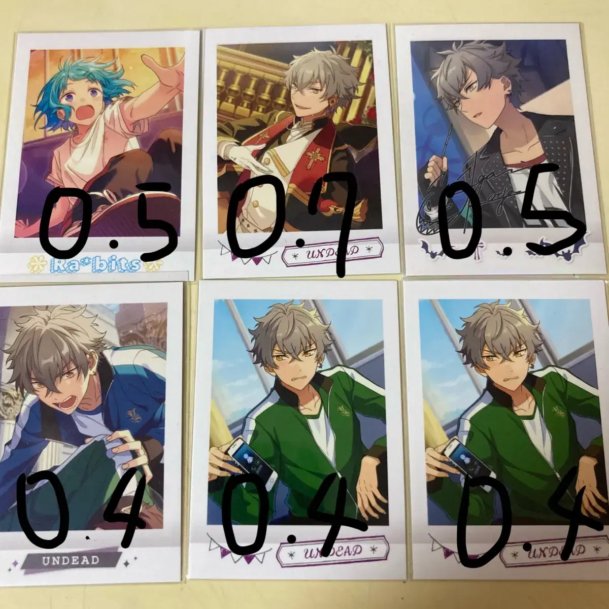 (Price drop) Ensemble Stars! Sinohajime, Kogami Koga, Pasha, Pashakore WTS