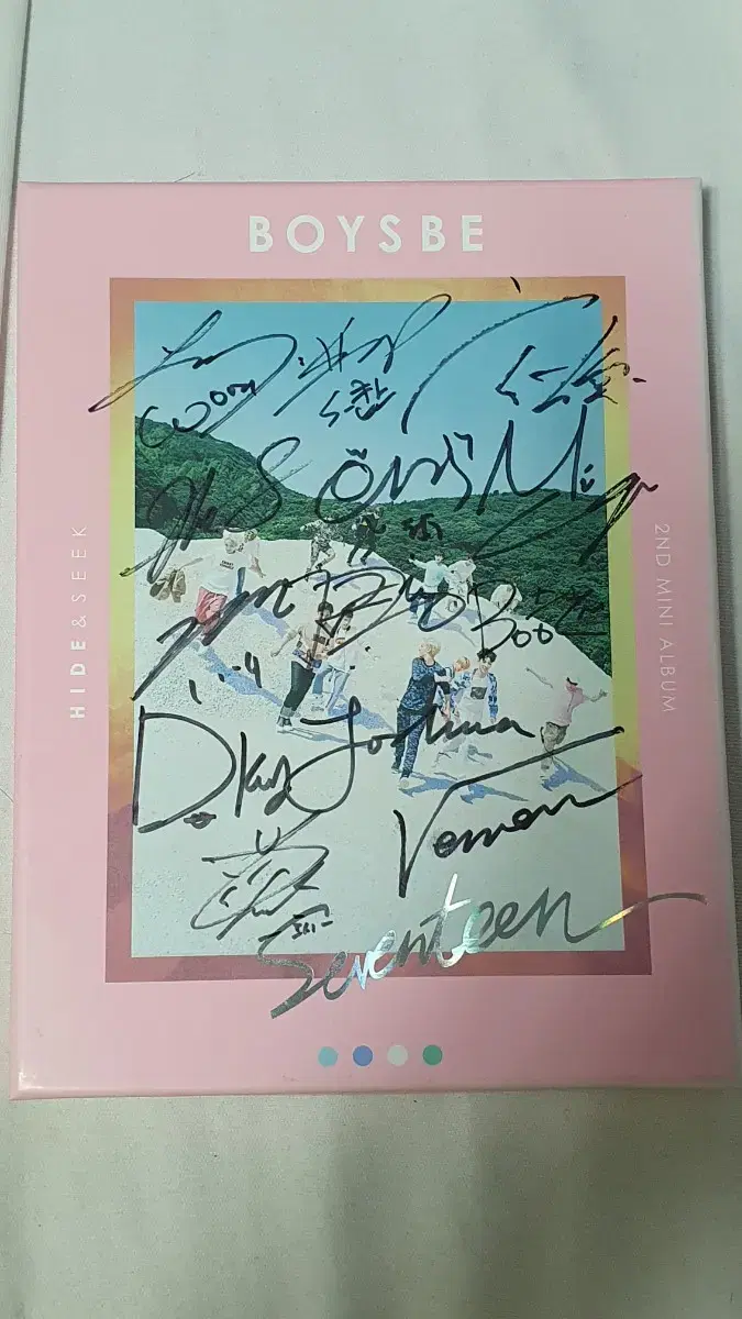 Seventeen autographed album, Beal.