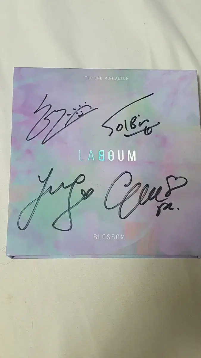 Raboom autographed message album Beal