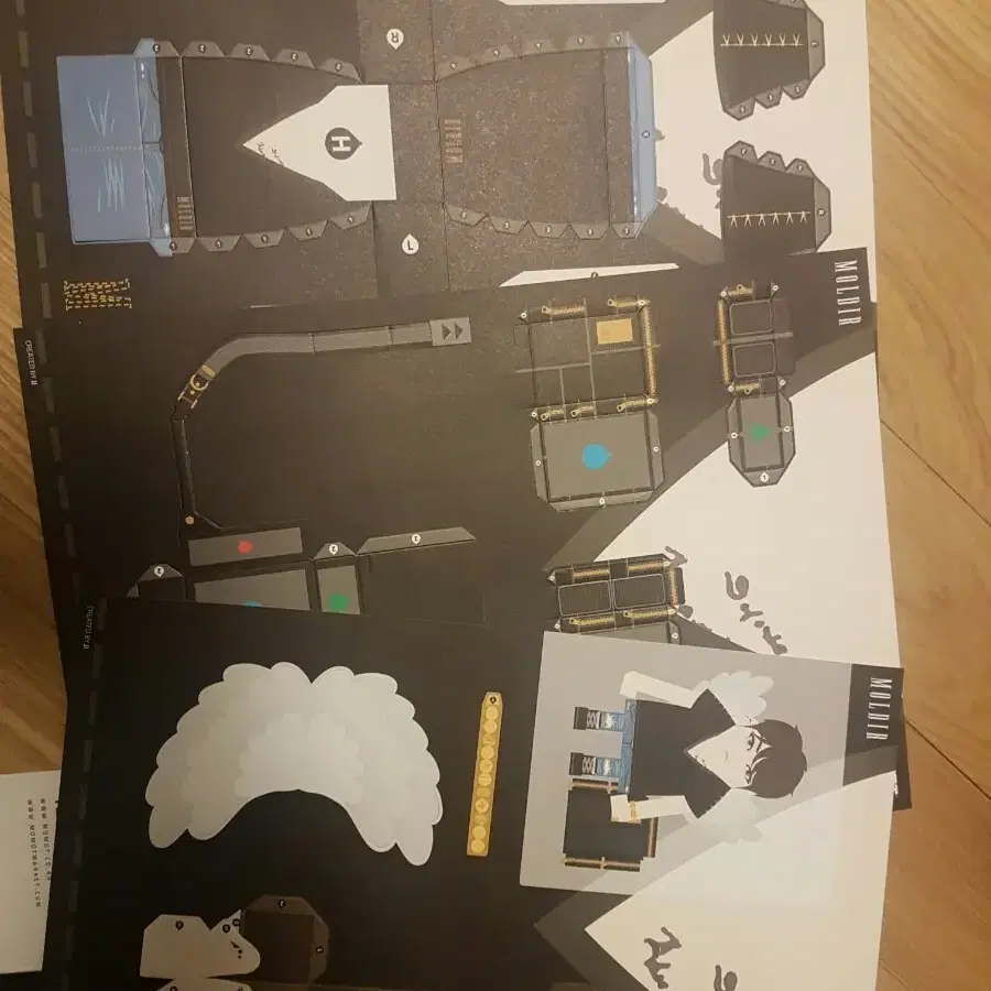 미개봉새제품 페이퍼토이 paper toy 종이피규어