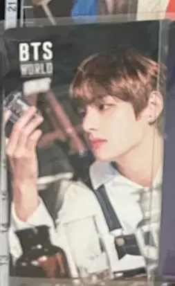 Non-worldly type double-sided photocard