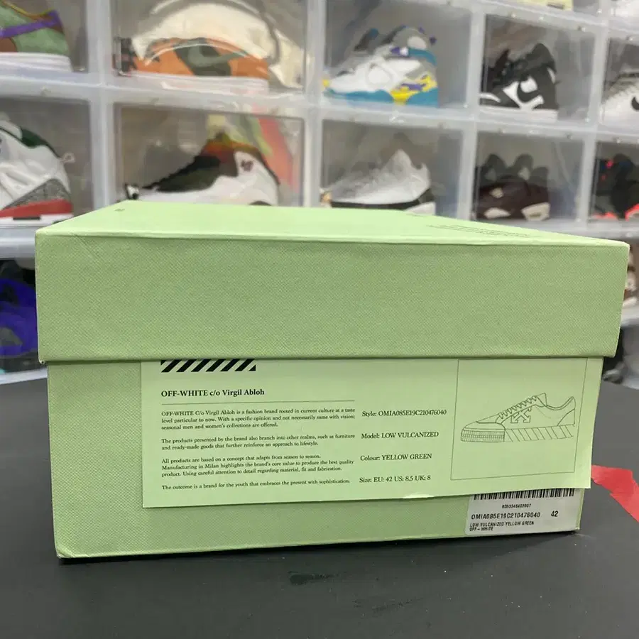 오프화이트 off-white vulc low