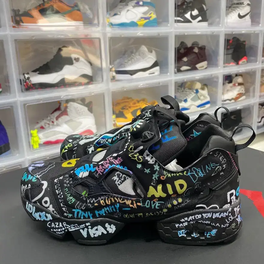 reebok x vetement instapump fury black