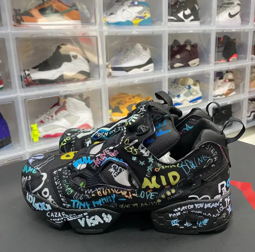 reebok x vetement instapump fury black