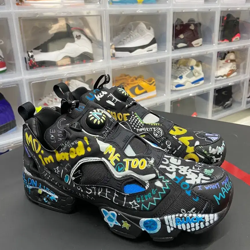 reebok x vetement instapump fury black