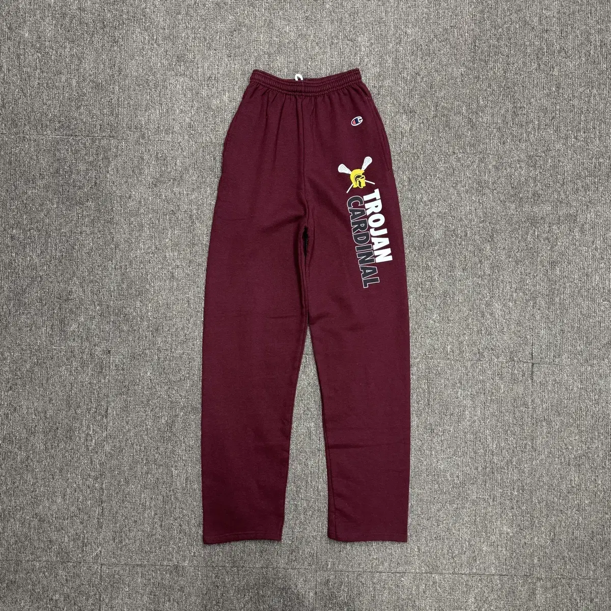 [M] Champion Trojan Cardinal High-Waisted Sweatpants