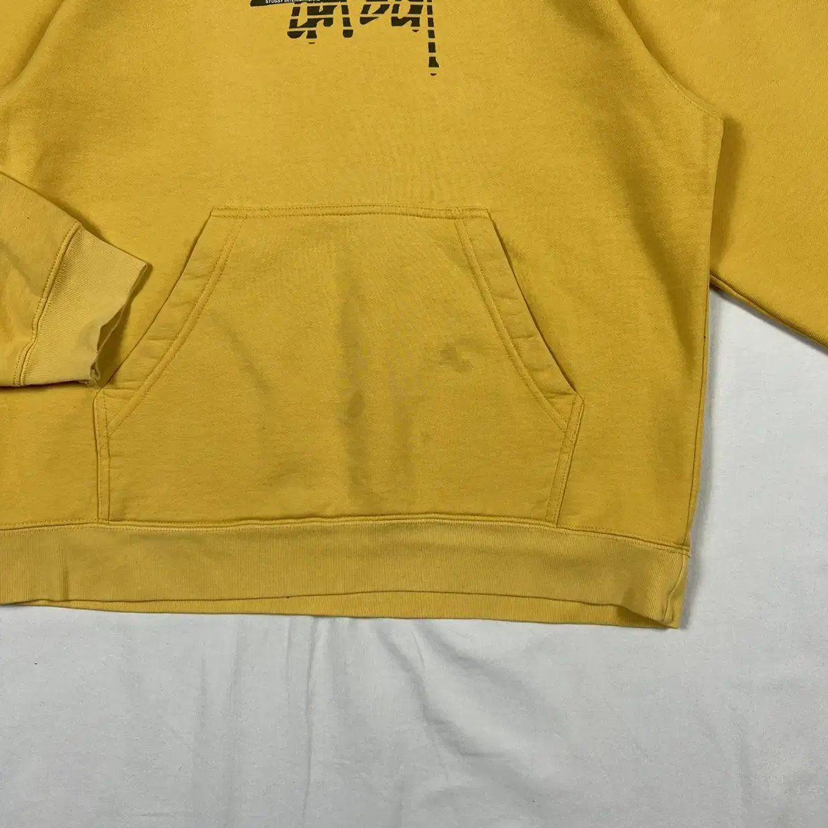 90s 스투시 stussy 빅로고 바코드 스웻 후드티