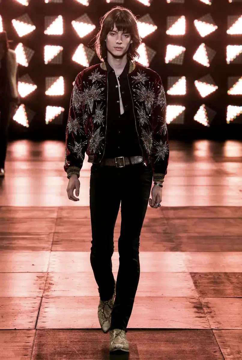 [48] Saint Laurent 15SS Starburst Jacket