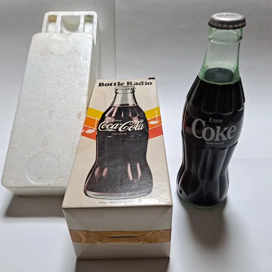 빈티지 Coca Cola 보틀 라디오 1970's