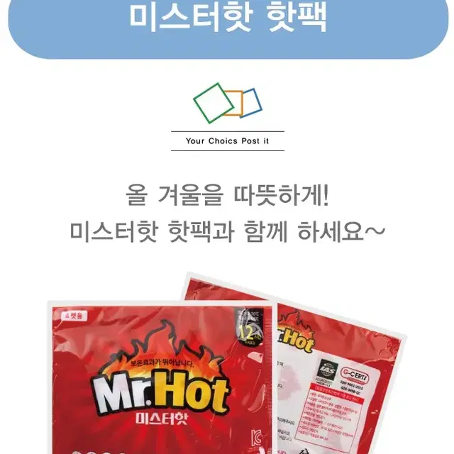 미스터핫 핫팩 95g 10개 (포켓용)