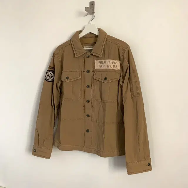 Polo military cotton jacket