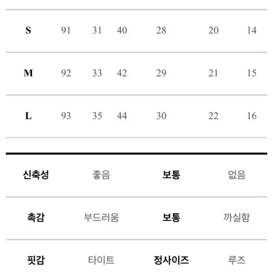 슬림 일자 하이웨스트 데님팬츠 M