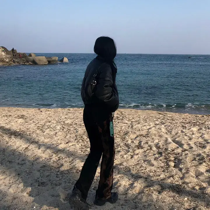 타이다이 부츠컷 팬츠