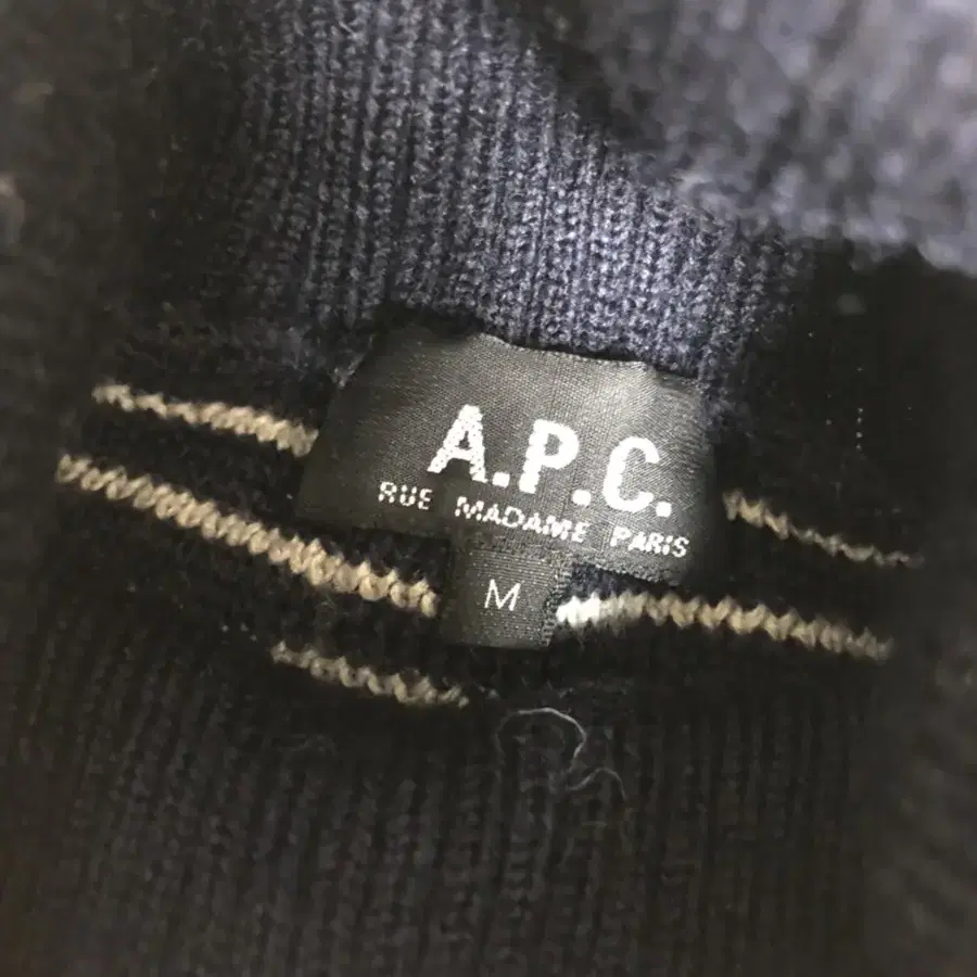 a.p.c. 아페쎄 아페세 목폴라 니트 울100% M 울니트