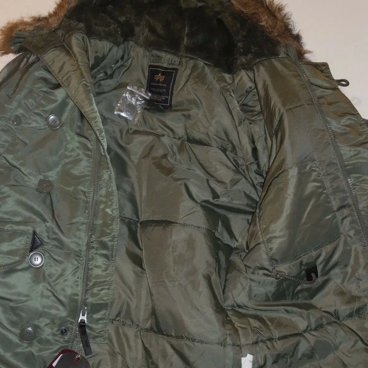 새제품 알파 자켓 Alpha Industries n-3b xs