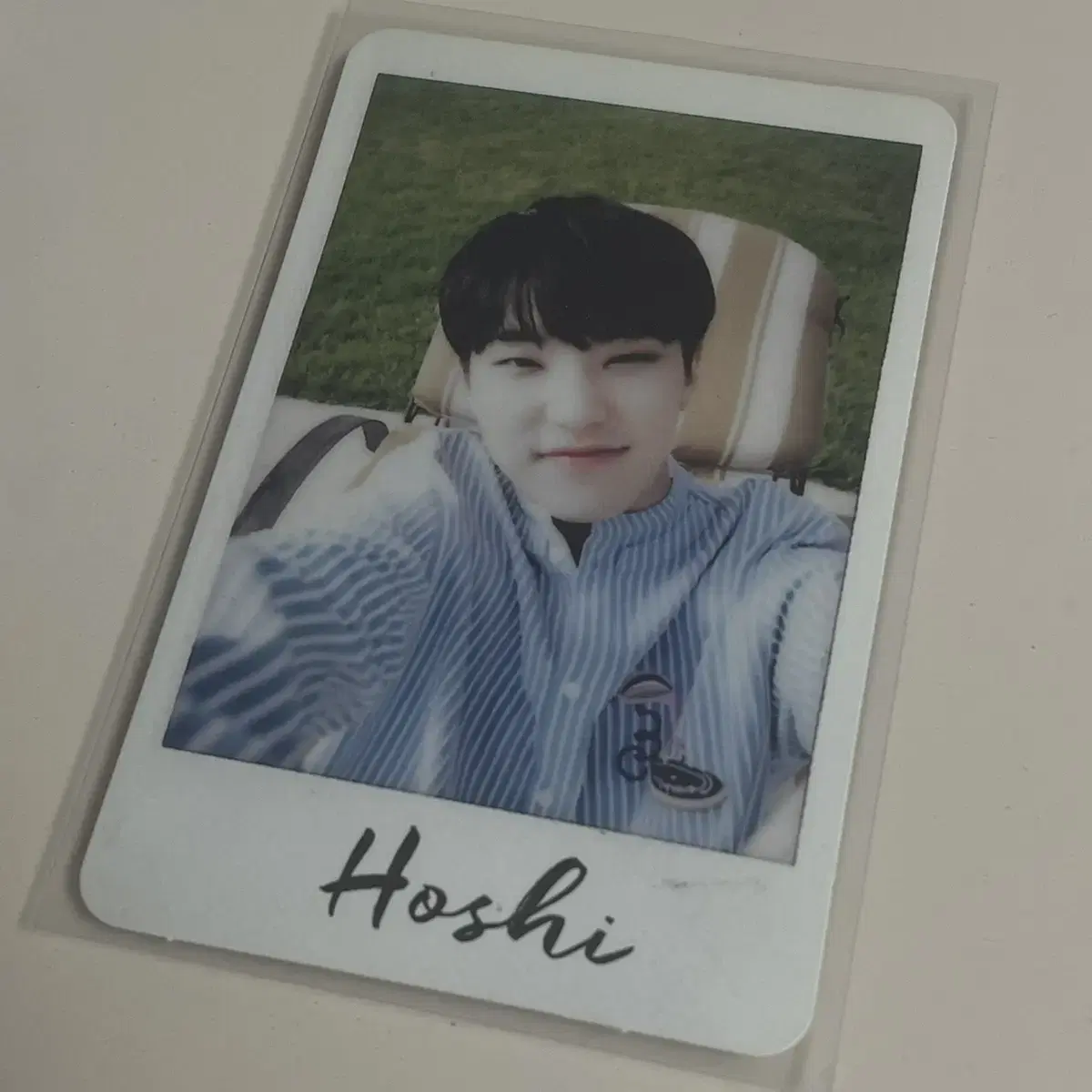 Seventeen hoshi don't wanna cry don't wanna cry photocard