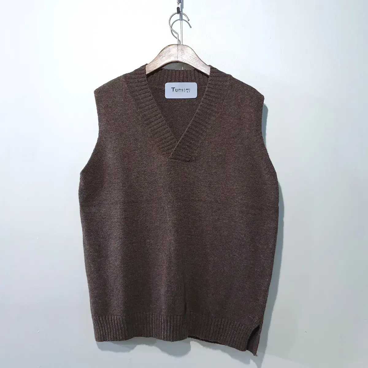 FW신상) Lambswool Overknit Vest 3color