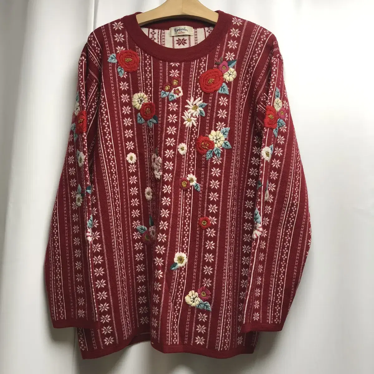 Kenzo Flower Embroidery Knit