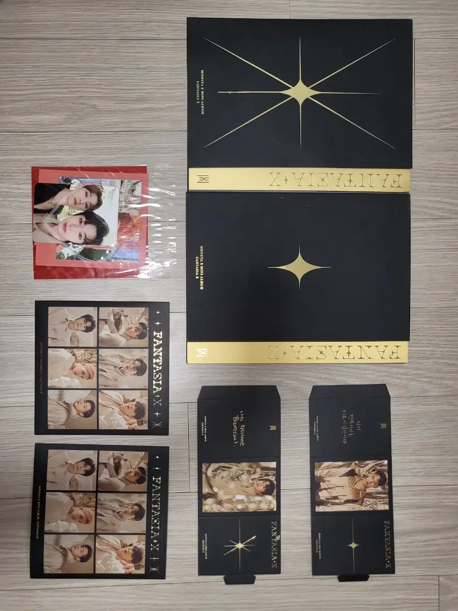 Monsta X monstax Fantasia album Sell the composition of the photo.