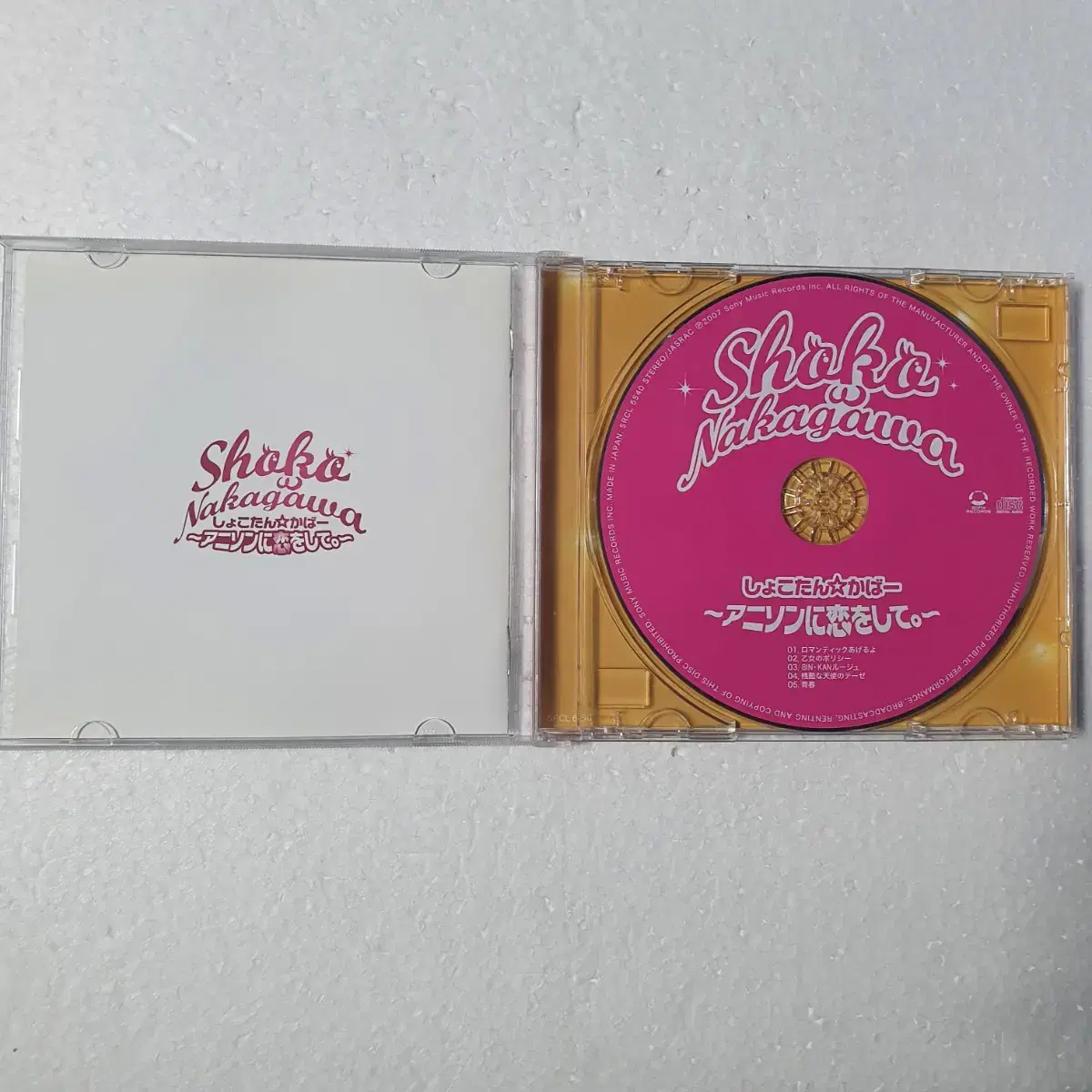 나카가와 쇼코 Nakagawa Shoko 일본 애니 커버송 1 CD 중고