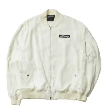 STUSSY JAPAN MA-1 항공점퍼 100% TENCEL 