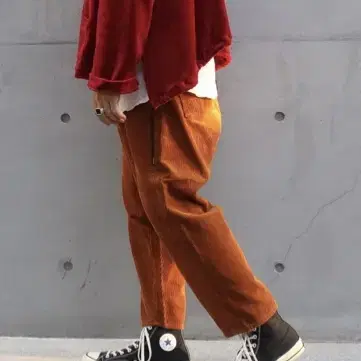 부후토(bukht) big corduroy pants M size