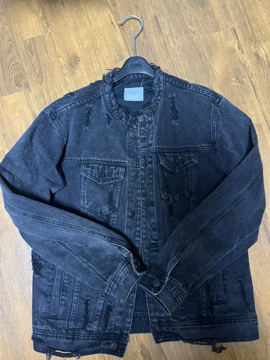 Black jean jacket size 100