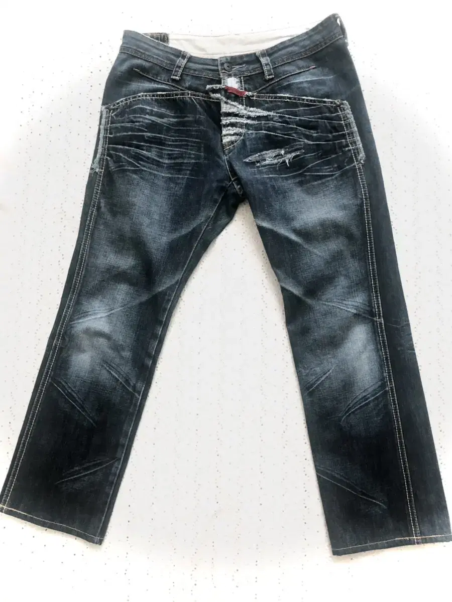 Mariette Francois Jaber Washed Denim Pants 31.