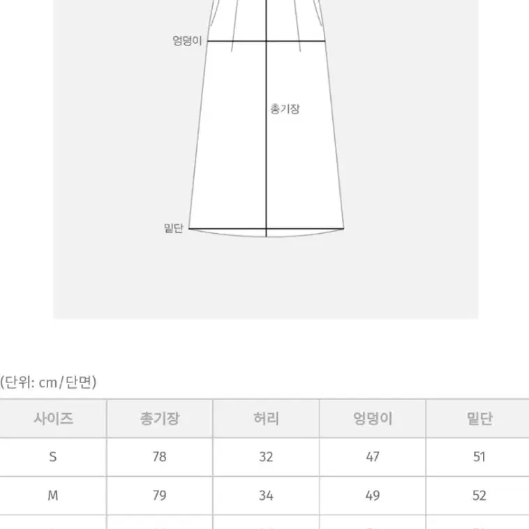 육육걸즈 스티치 데님 롱 스커트