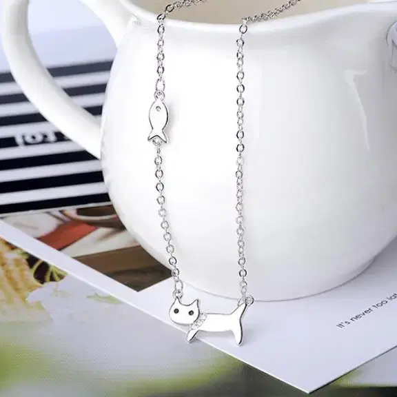 s925 sterling silver cat necklace 실버 목걸이