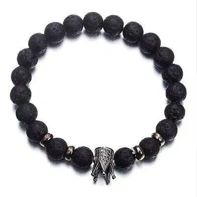 lava stone pave CZ imperial 라바스톤 비즈팔찌셋