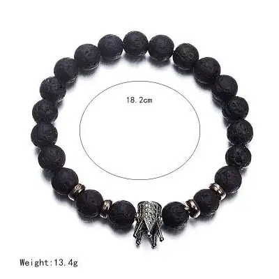 lava stone pave CZ imperial 라바스톤 비즈팔찌셋